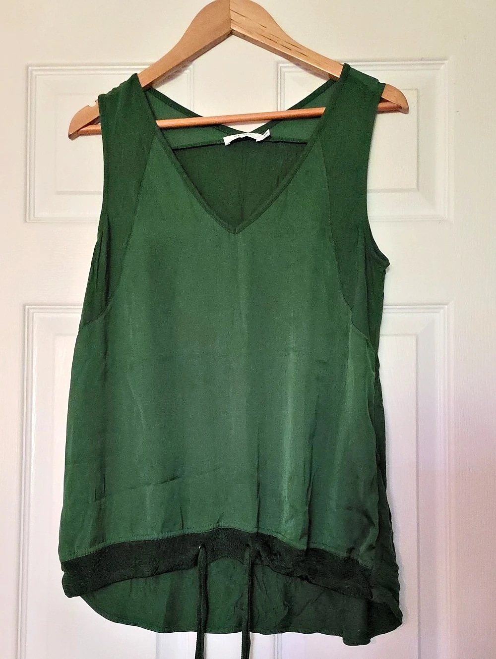 Ricki's Green V-Neck Tunic Size Medium